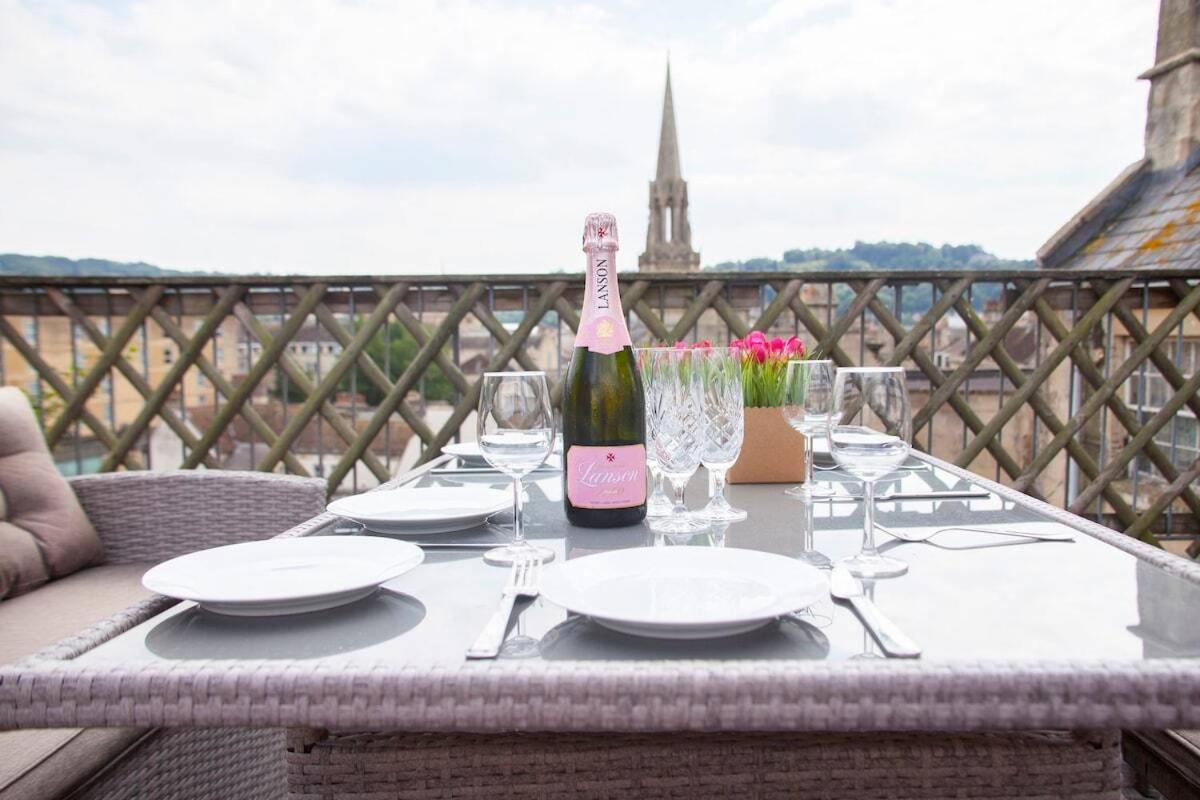 The Roof Terrace Maisonette - City Centre Bath Exterior photo